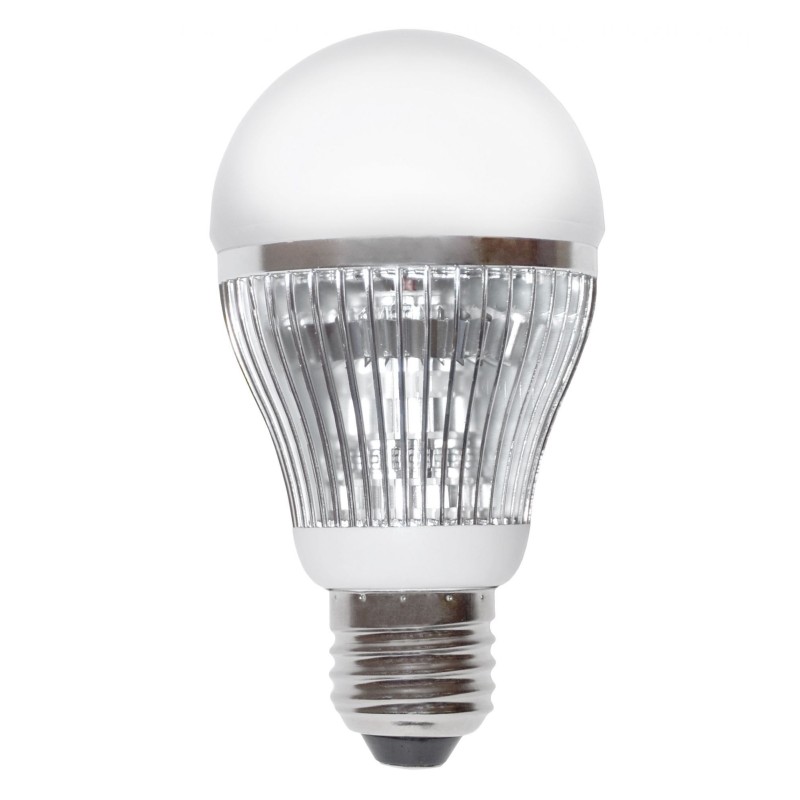 Lampadina LED 7W 180° E27 2700K Bianca Calda 553Lm Min 10Pz