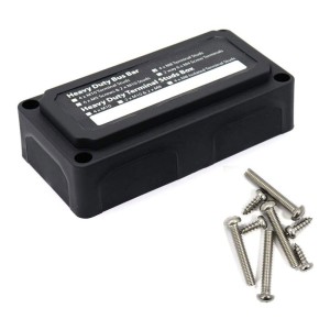 BusBar Box 4xM8 Scatola di distribuzione collegamento cavi 48V max 200A Nero