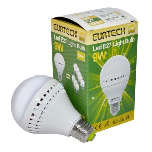 Lampadina LED 9W 180° E27 6000K-6500K Fredda 650Lm Min 10Pz
