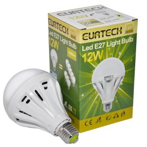 Lampadina LED 12W 180° E27 2700K-3000K 1000Lm Min 10Pz