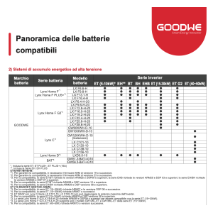 GoodWe Battery GW-LXD5.0-10-A2 Kit 10kWh IP66 + Stand Floor + Cavi - high-voltage battery