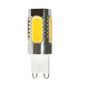 Lampadina LED COB 5W 220V G9 2700K Luce Bianca Calda