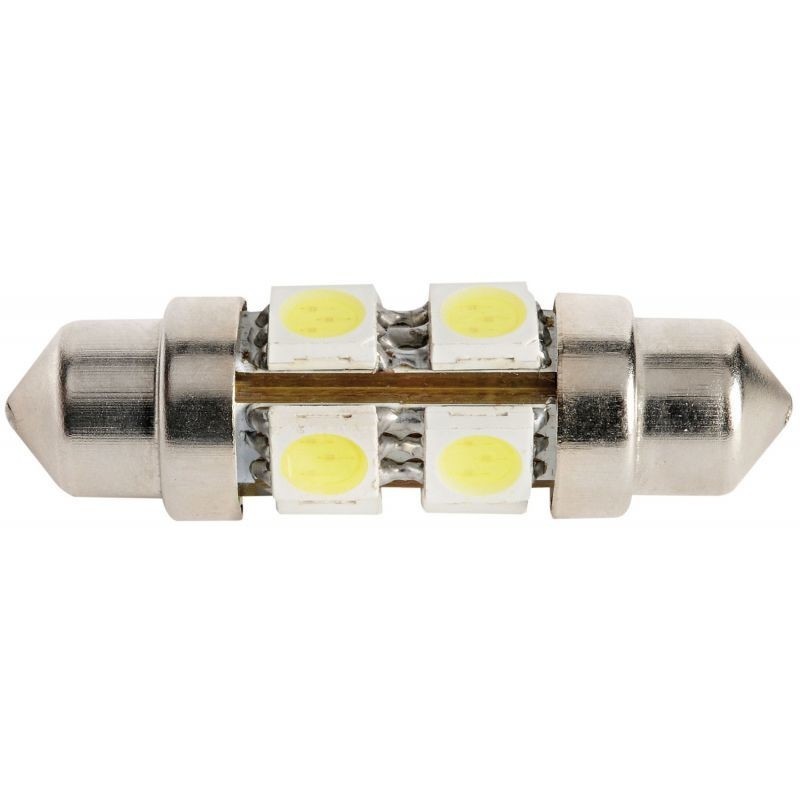 2pz Lampadine a siluro a 8 LED 12V 1,7W