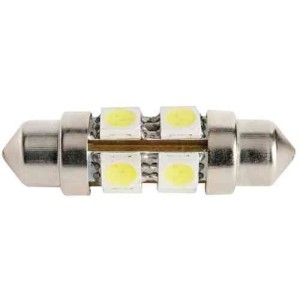 Lampadina a siluro a LED 12V 1,7W 8 LED L.36mm