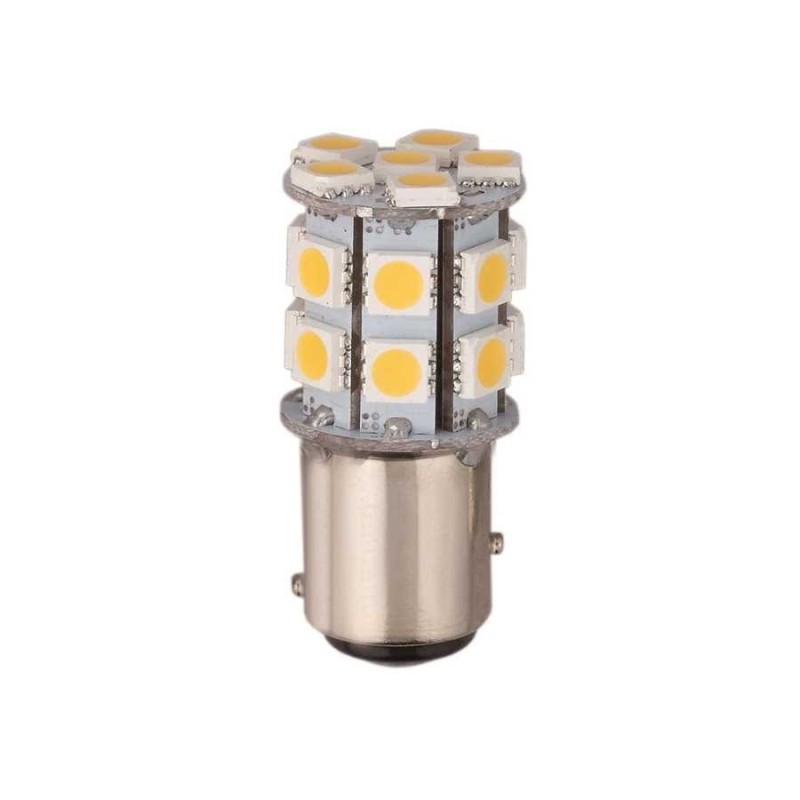 Lampadina LED BAY15D 12/24V 2,6W 280Lm 3200K Bianca Calda