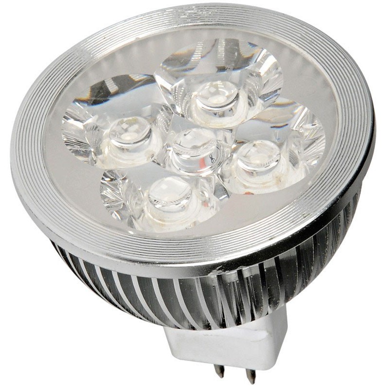 Lampadina LED a faretto tipo MR16 12V 4W 6000K 260Lm