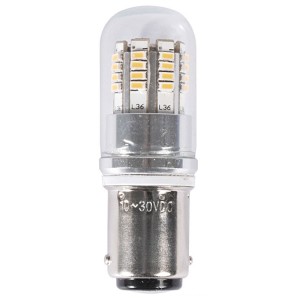 Lampadina BA15D a LED 12/24V 2,5W 240Lm 3000K Bianco Caldo