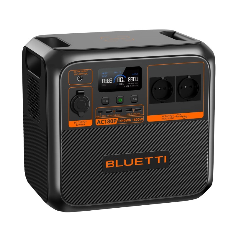 Bluetti AC180P Power Station Premium Portatile 1440Wh 1800W