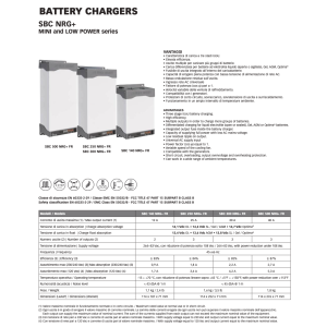 Quick SBC NRG+ Mini 250FR Caricabatterie 25A 12V 3 uscite 114x252x71mm