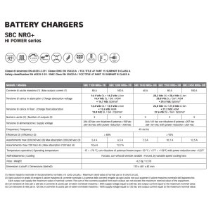 Quick SBC1450 NRG+ OEM Caricabatterie Hi Power 24V 60A 3 USCITE HR Senza Pannello RDS1562