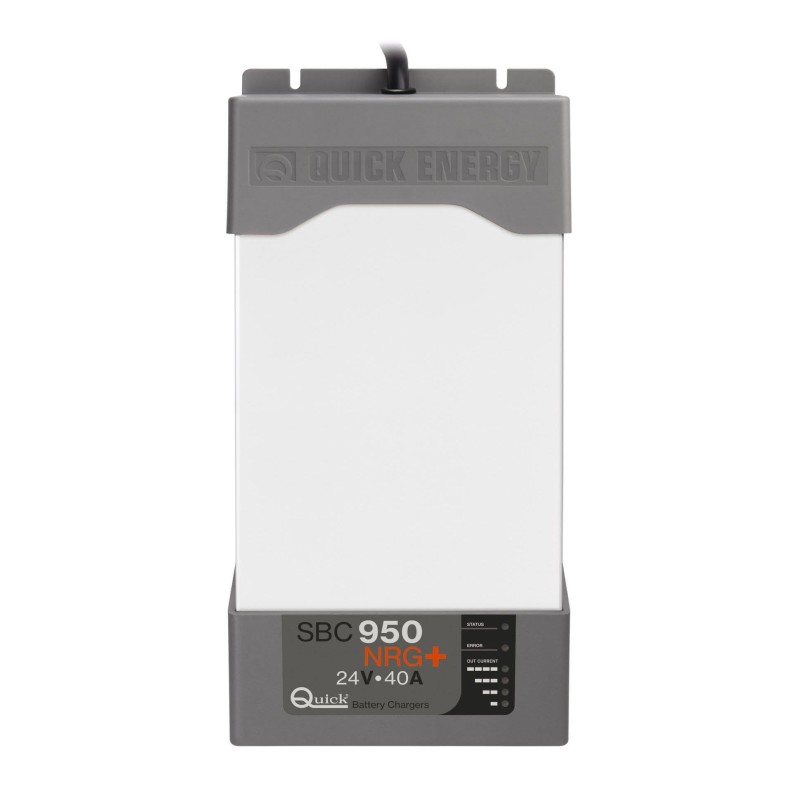Quick Battery Charger SBC NRG+ Medium 950 FR 40A/24V 3 Outputs 243x479x116mm with remote panel