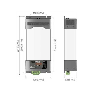 Quick SBC 700 NRG+FR OEM Medium Caricabatterie 60A 12V 3 Uscite