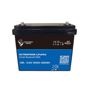 Ultimatron LiFePO4 12V 100Ah UBL-12-100-PRO Lithium Battery BMS Smart Bluetooth 1280Wh (iva22)