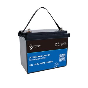 Ultimatron LiFePO4 12V 100Ah UBL-12-100-PRO Lithium Battery BMS Smart Bluetooth 1280Wh (iva22)