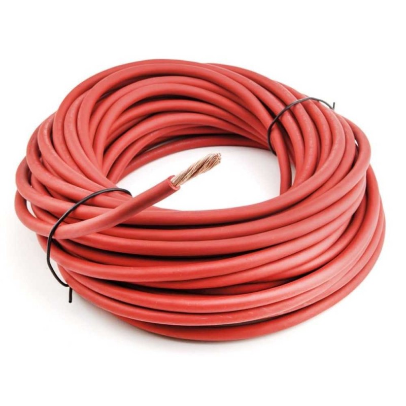 Cavo Alimentazione Batteria Rosso 16mmq venduto a metro N50824001100