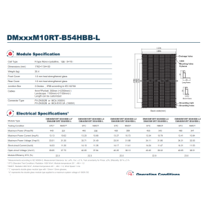 DM455M10RT-B54HBB-L 36pz Modulo Fotovoltaico Bifacciale DMEGC N-Type 108 celle MC4-EVO2A All Black 228Wp/m² 1762x1134x30 20.4 kg