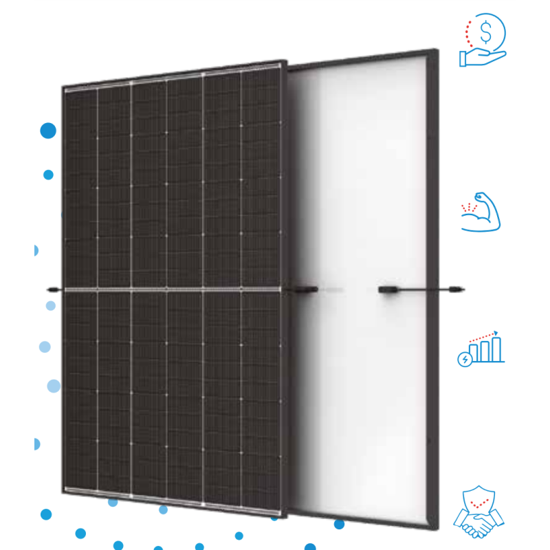 Trina Solar TSM-NEG18R.28 510W Vertex S+ Modulo topcon monofacciale cornice nera TSM-510 NEG18R.28