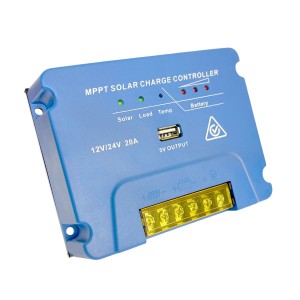 Regolatore di Carica MPPT 20A 12/24V con uscita USB CPY-2420