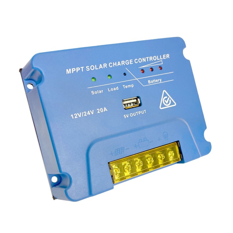 20A 12/24V MPPT Solar Charge Controller with USB output CPY-2420