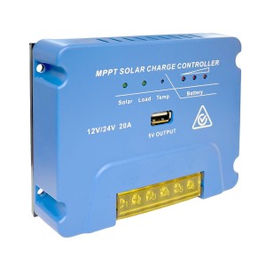 Regolatore di Carica MPPT 20A 12/24V con uscita USB CPY-2420