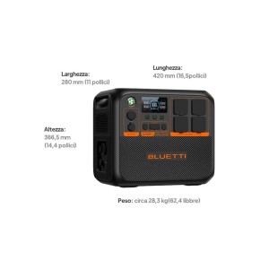 Bluetti AC200PL 2400W 2304Wh Power Station Espandibile