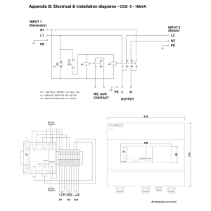 Automatic Transfer Switch Victron Energy 10kVA/230V monofase Mpn: COS230103100