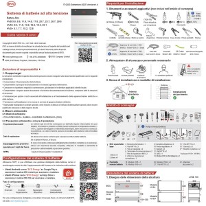 BYD Battery-Box HVS+ 12.8 12,8kWh Box 5 Batterie al litio con BMS