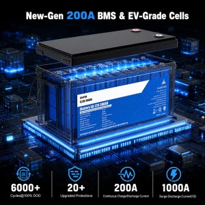 12V 300Ah LiFePO4 Battery with 120A BMS 12.8V 3840Wh
