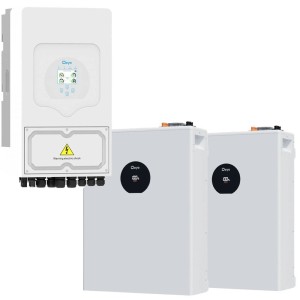 Batteria DEYE 10,24 kWh con inverter ibrido monofase 6 kW