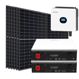 Growatt Dyness 6000-5400W Off Grid Photovoltaic Kit with 10.24kWh Storage for Home Cabin Anti-Lockdown Energy Kit