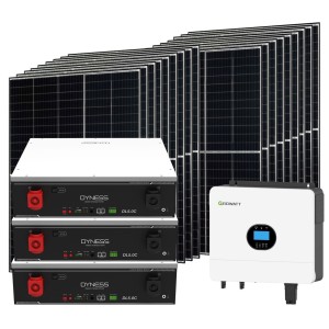 Growatt Dyness 6000-8100W Off Grid Photovoltaic Kit with 15.36kWh Storage for Home Cabin Anti-Lockdown Energy Kit