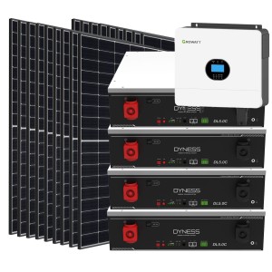 Growatt Dyness 6000-8100W Off Grid Photovoltaic Kit with 20.48kWh Storage for Home Cabin Anti-Lockdown Energy Kit