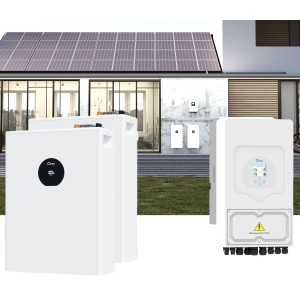 DEYE SE-F5-PRO 6000-9000W Off Grid Photovoltaic Kit with 10.24kWh Storage Home Cabin Energy Lockdown Prevention Kit