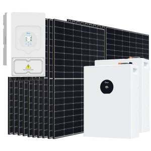 DEYE SE-F5-PRO 6000-9000W Off Grid Photovoltaic Kit with 10.24kWh Storage Home Cabin Energy Lockdown Prevention Kit