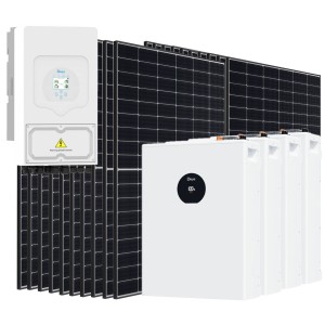 DEYE SE-F5-PRO 6000-9000W Off Grid Photovoltaic Kit with 20.48kWh Storage Home Cabin Energy Lockdown Prevention Kit