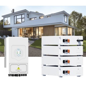 DEYE SE-F5-PRO 6000-9000W Off Grid Photovoltaic Kit with 20.48kWh Storage Home Cabin Energy Lockdown Prevention Kit