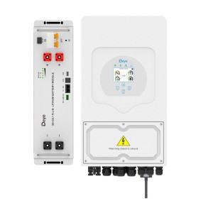 Kit fotovoltaico Off Grid + On Grid 6000-9000W DEYE PRO accumulo 15.36kWh Baita Casa Kit anti Lockdown Energetico