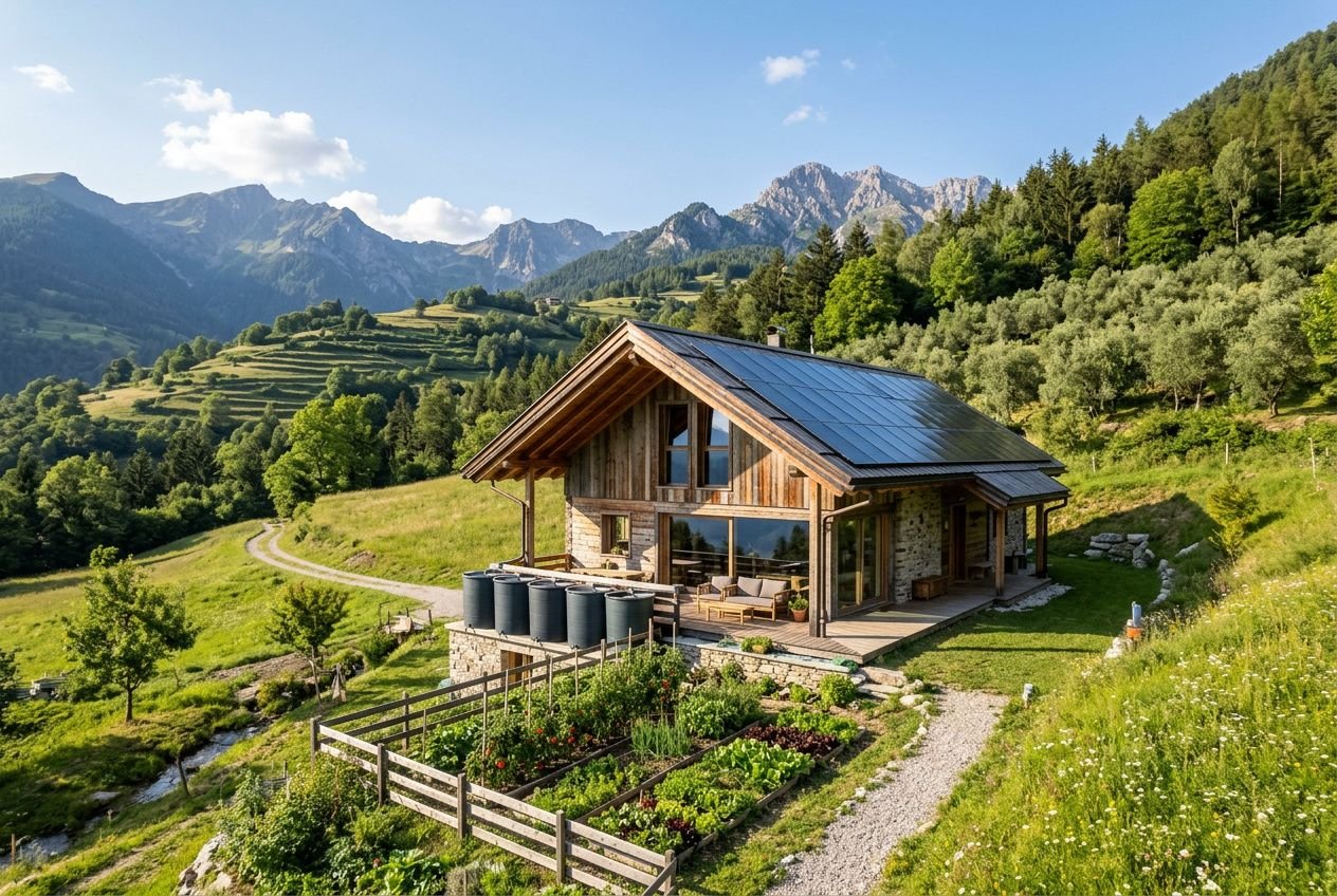 Casa completamente off-grid: guida per vivere senza bollette